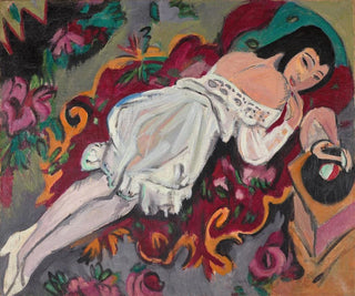 Girl in White Shirt - Ernst Ludwig Kirchner — artwork view
