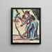 Ouvriers de la voie ferrée ouvriers routiers - Ernst Ludwig Kirchner — framed artwork on a wall
