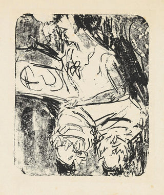Girl looking at a chart - Ernst Ludwig Kirchner — artwork view