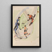 Hockey Player - Ernst Ludwig Kirchner — framed artwork on a wall