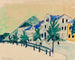 House with Driveway - Ernst Ludwig Kirchner — artwork view