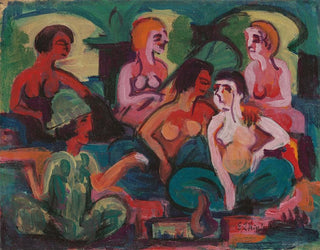 in the Princesses' Palace - Ernst Ludwig Kirchner — artwork view