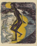 Hans Gewecke marchant dans la mer - Ernst Ludwig Kirchner — artwork view
