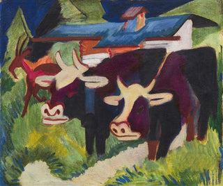 Khe sur l'alpage - Ernst Ludwig Kirchner — artwork view