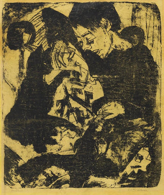 Boy with a Cat - Ernst Ludwig Kirchner — artwork view