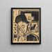 Andreas, the Head of Boys - Ernst Ludwig Kirchner — framed artwork on a wall