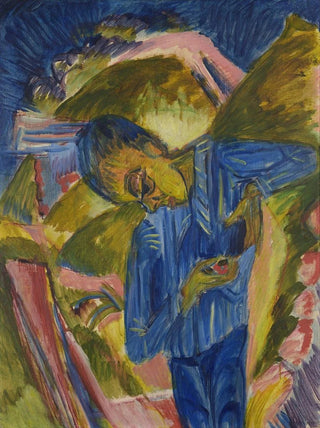 Valet with candies - Ernst Ludwig Kirchner — artwork view