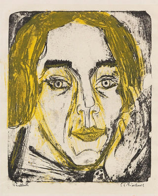 Head Mary Wigmann - Ernst Ludwig Kirchner — artwork view