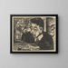 Tête Merz - Ernst Ludwig Kirchner — framed artwork on a wall