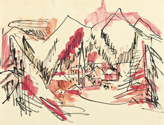 Landscape of Davos - Ernst Ludwig Kirchner — artwork view