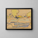 Landscape near Dresden - Ernst Ludwig Kirchner — framed artwork on a wall