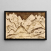 Landscape painting with shepherd blowing - Ernst Ludwig Kirchner — framed artwork on a wall