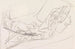 Sketch lying for the painting Olympia - Ernst Ludwig Kirchner — artwork view