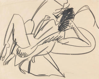 Acte féminin couché - Ernst Ludwig Kirchner — artwork view