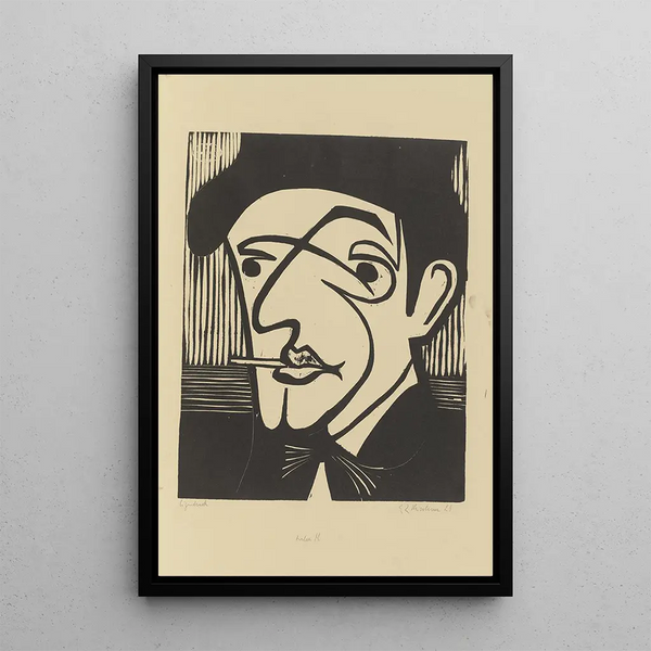 M Painter - Ernst Ludwig Kirchner — framed artwork on a wall