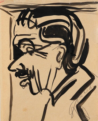 Portrait Painting - Ernst Ludwig Kirchner — artwork view