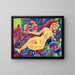 Nude girl on a sofa - Ernst Ludwig Kirchner — framed artwork on a wall
