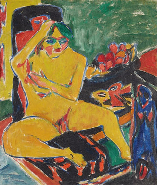 Nude at the studio - Ernst Ludwig Kirchner — artwork view