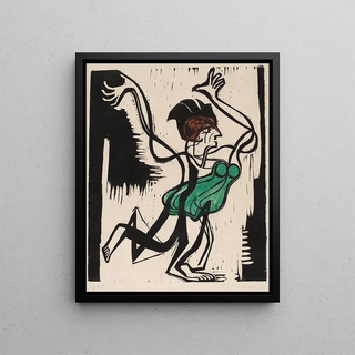Paluca - Ernst Ludwig Kirchner — framed artwork on a wall