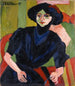 Portrait of a Woman - Ernst Ludwig Kirchner — artwork view