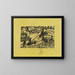 Bicycle Race - Ernst Ludwig Kirchner — framed artwork on a wall