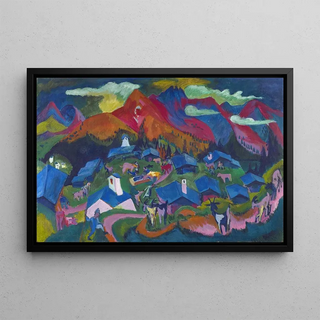The Return of Animals - Ernst Ludwig Kirchner — framed artwork on a wall