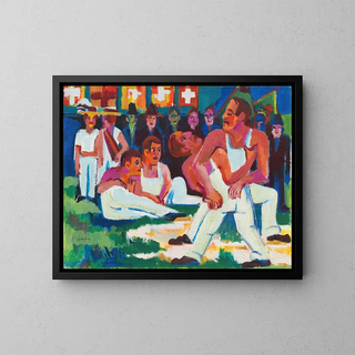 Sonnerie - Ernst Ludwig Kirchner — framed artwork on a wall