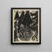 Promenade au sanatorium - Ernst Ludwig Kirchner — framed artwork on a wall