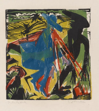 La rencontre de Schlemihl avec l'ombre - Ernst Ludwig Kirchner — artwork view