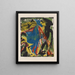 La rencontre de Schlemihl avec l'ombre - Ernst Ludwig Kirchner — framed artwork on a wall