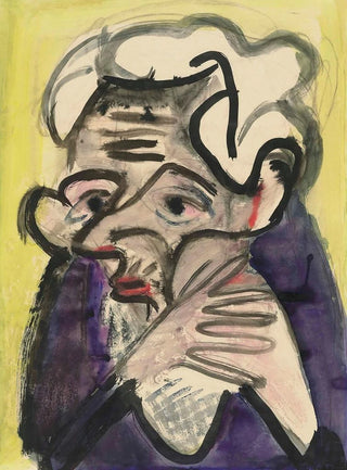Farm Woman Painting Schweizer Bäuerin - Ernst Ludwig Kirchner — artwork view