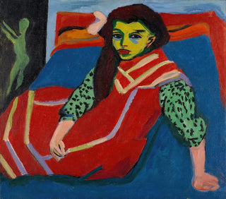 Girl sitting - Ernst Ludwig Kirchner — artwork view