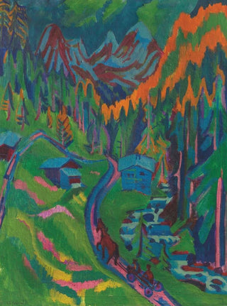 Sertigweg en été - Ernst Ludwig Kirchner — artwork view