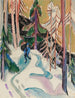 Forest Walk Painting - Ernst Ludwig Kirchner — artwork view