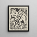 The relay runner - Ernst Ludwig Kirchner — framed artwork on a wall