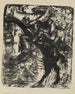 Horse rearing with rider - Ernst Ludwig Kirchner — artwork view
