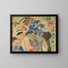 Nature morte avec gentiane et trêfle - Ernst Ludwig Kirchner — framed artwork on a wall