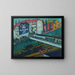 Tramway et chemin de fer - Ernst Ludwig Kirchner — framed artwork on a wall