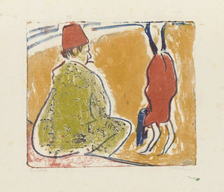 Beach Scene Painting - Ernst Ludwig Kirchner — artwork view