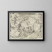 Chat en train de sauter - Ernst Ludwig Kirchner — framed artwork on a wall