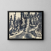 Study of the Pine Forest - Ernst Ludwig Kirchner — framed artwork on a wall