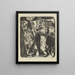 Couple dansant - Ernst Ludwig Kirchner — framed artwork on a wall