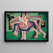 Dance Group - Ernst Ludwig Kirchner — framed artwork on a wall