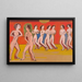 Dance School Painting - Ernst Ludwig Kirchner — framed artwork on a wall