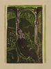a triumphant man Botho Graef sitting on his balcony in Jena - Ernst Ludwig Kirchner — artwork view