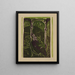 a triumphant man Botho Graef sitting on his balcony in Jena - Ernst Ludwig Kirchner — framed artwork on a wall