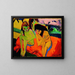 Two Girls - Ernst Ludwig Kirchner — framed artwork on a wall