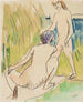 Two Nudes by the Sea Fehmarn - Ernst Ludwig Kirchner — artwork view