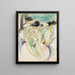 Two Nudes - Ernst Ludwig Kirchner — framed artwork on a wall