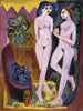 Deux nus dans une pièce - Ernst Ludwig Kirchner — artwork view